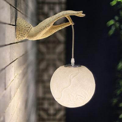 Modern Creative Chinese Lotus Wall Lamp - MaviGadget