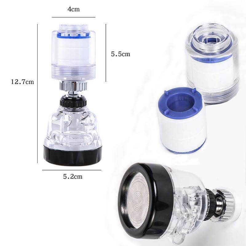 Multifunction Rotatable Water Spray Faucet Filter - MaviGadget