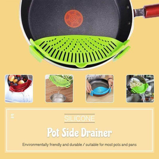 Silicone Pot Side Drainer - MaviGadget