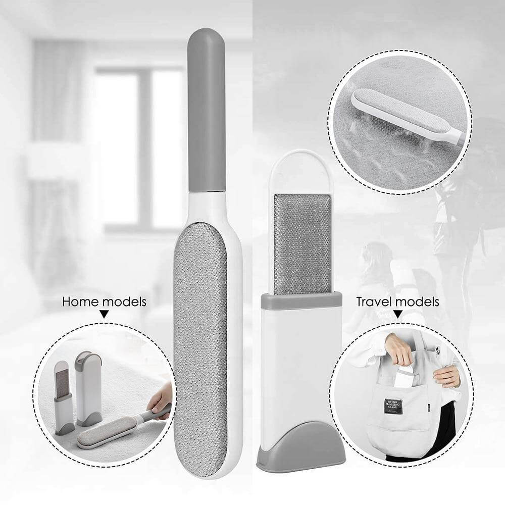 Reusable Double-Sided Pet Hair Dust Removal Brush - MaviGadget