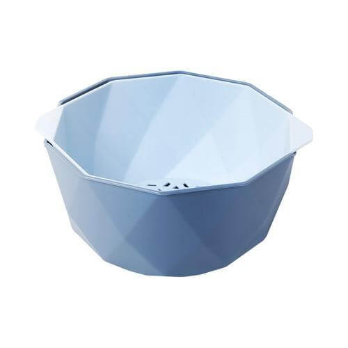Elegant Double Layer Drain Basket With Strainer Bowl - MaviGadget
