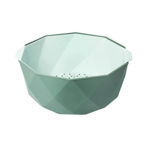 Elegant Double Layer Drain Basket With Strainer Bowl - MaviGadget