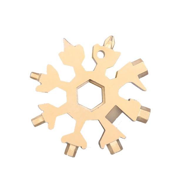 18 in 1 Snowflake Multipurpose Camp Survive Hand Tool - MaviGadget