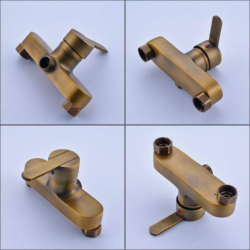 Elegant Luxury Antique Rainfall Bathroom Shower Set - MaviGadget