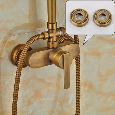 Elegant Luxury Antique Rainfall Bathroom Shower Set - MaviGadget