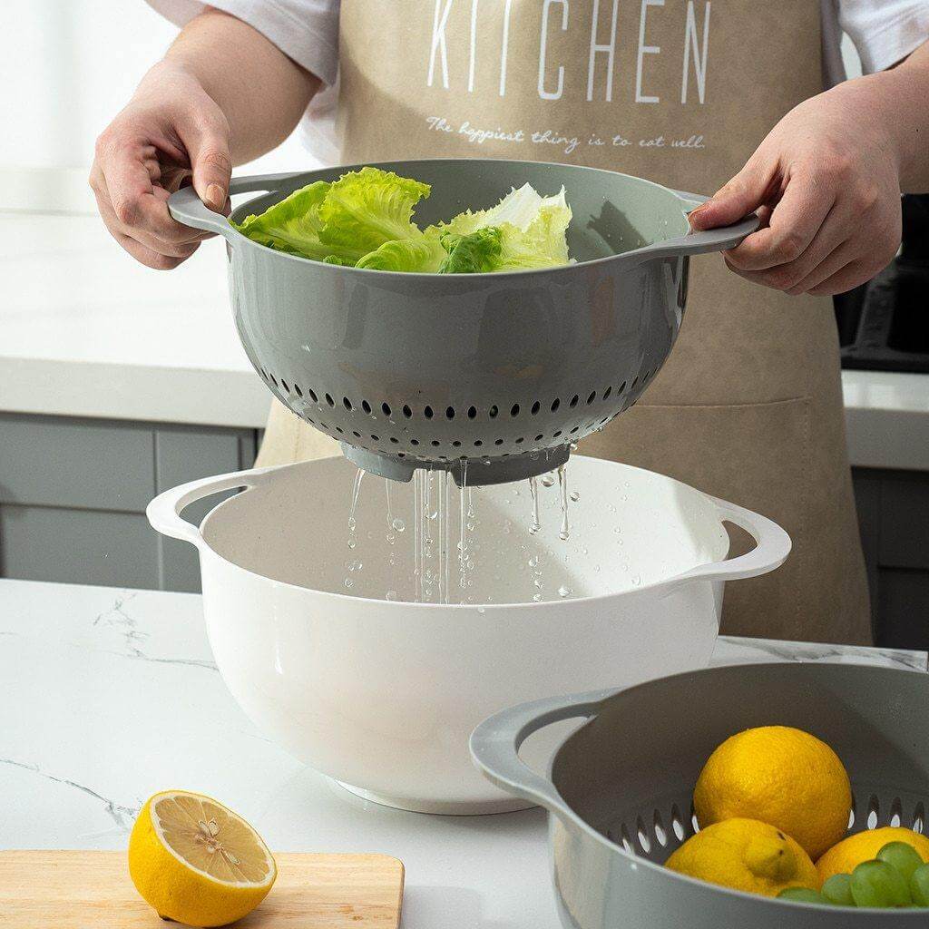 Multifunctional Five-Piece Drainer Kitchen Tool - MaviGadget