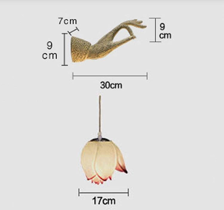 Modern Creative Chinese Lotus Wall Lamp - MaviGadget