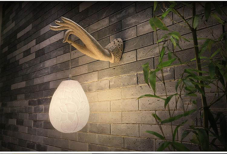 Modern Creative Chinese Lotus Wall Lamp - MaviGadget