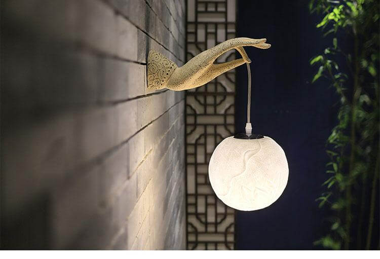Modern Creative Chinese Lotus Wall Lamp - MaviGadget