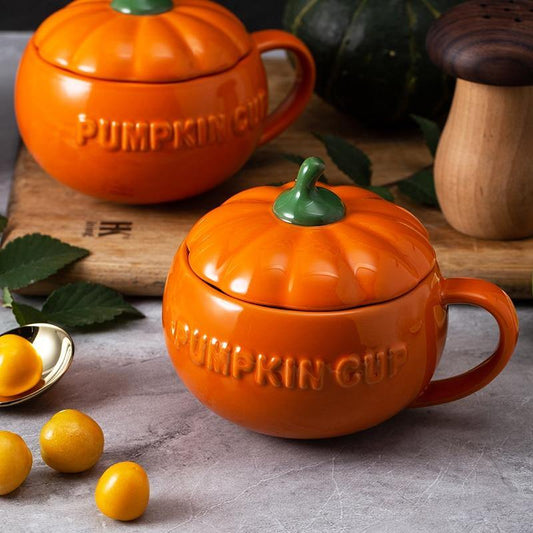 Creative Ceramic Pumpkin Mug Cup - MaviGadget