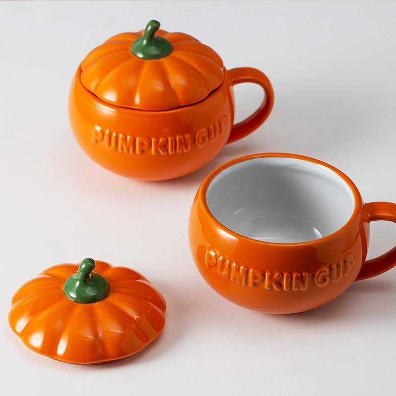 Creative Ceramic Pumpkin Mug Cup - MaviGadget