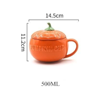 Creative Ceramic Pumpkin Mug Cup - MaviGadget