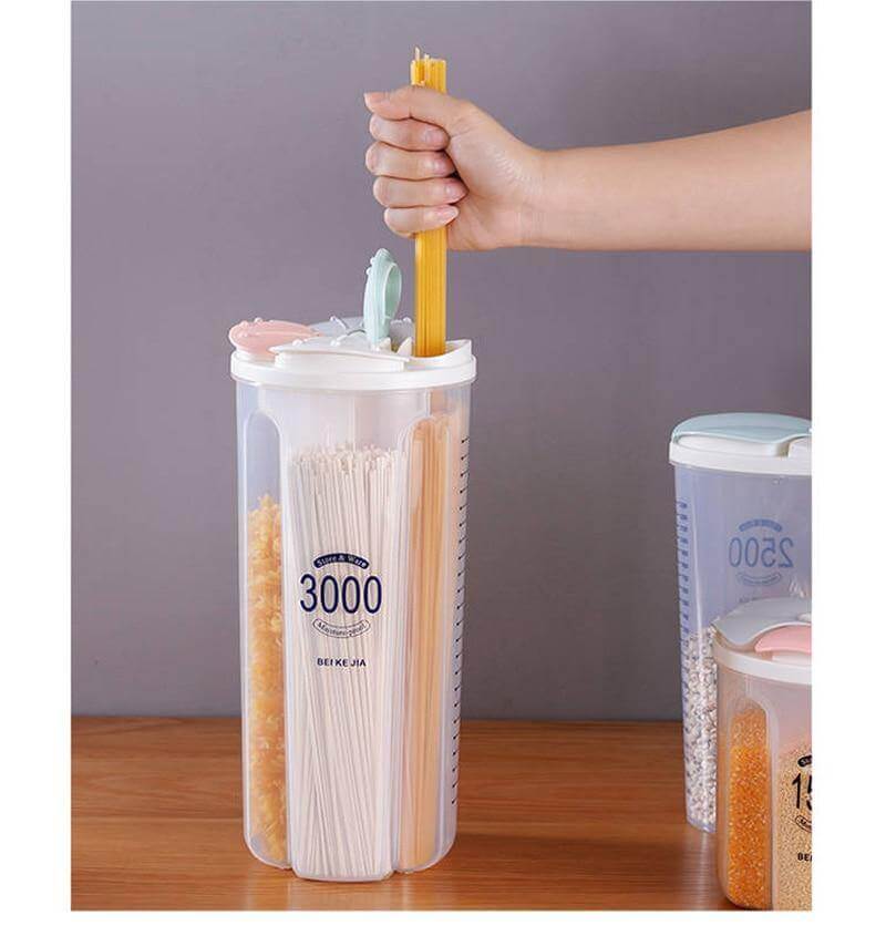 Kitchen Transparent Flower Sealed Storage Tank - MaviGadget