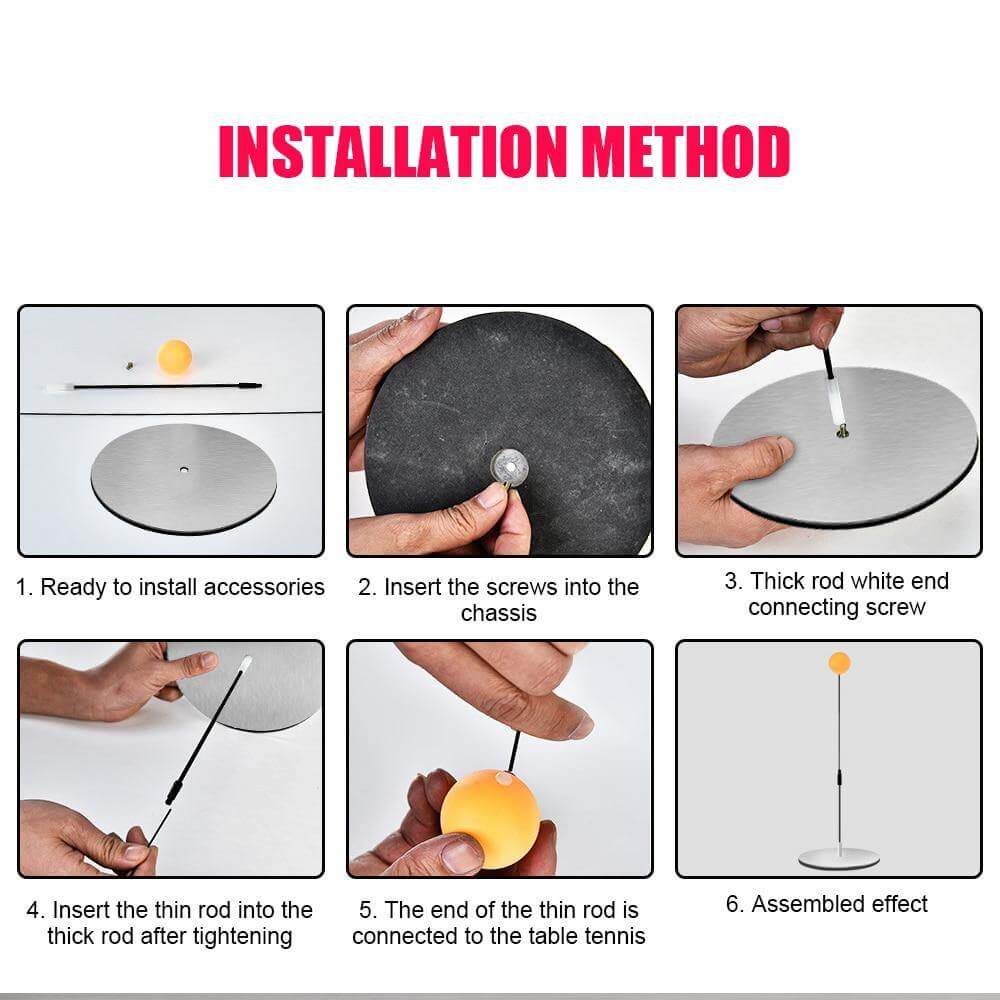 Ping Pong Flexible Practice Trainer - MaviGadget