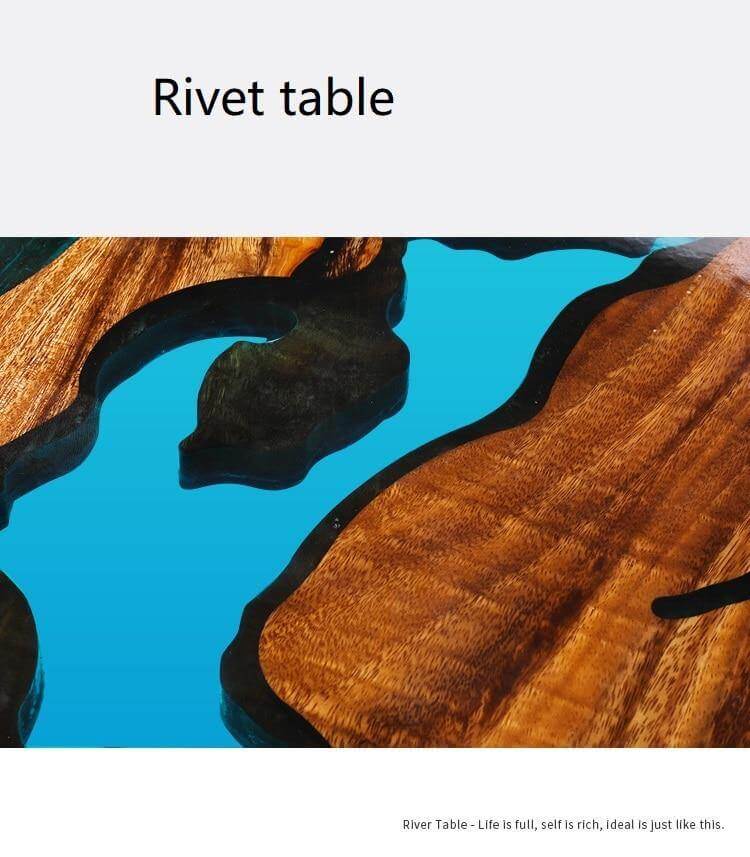 Elegant Nordic Style River Coffee Table - MaviGadget