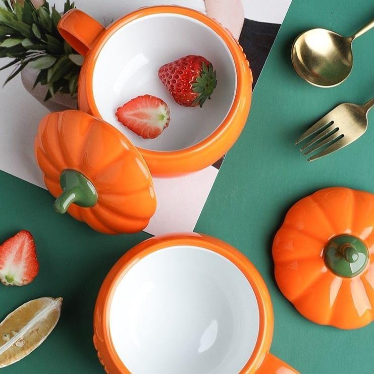 Creative Ceramic Pumpkin Mug Cup - MaviGadget
