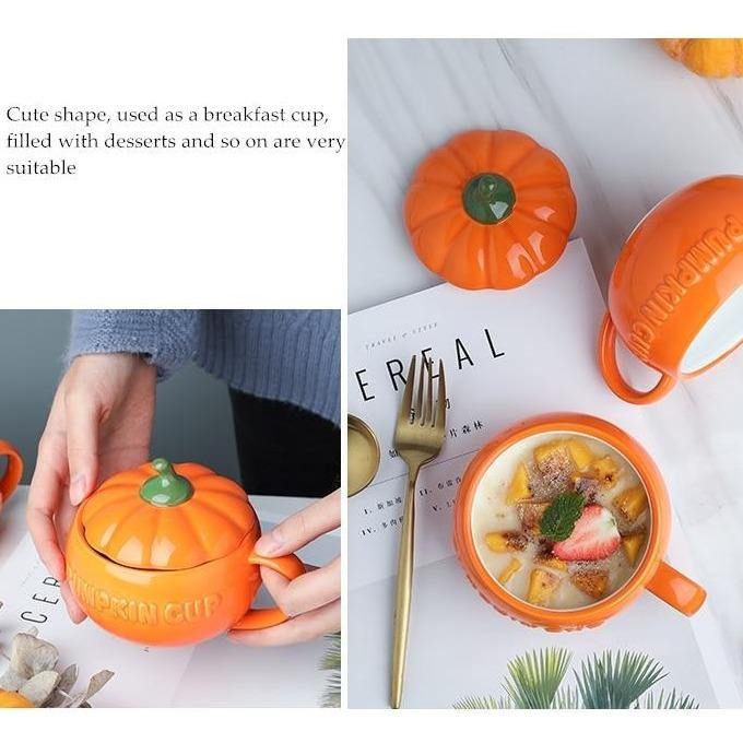 Creative Ceramic Pumpkin Mug Cup - MaviGadget