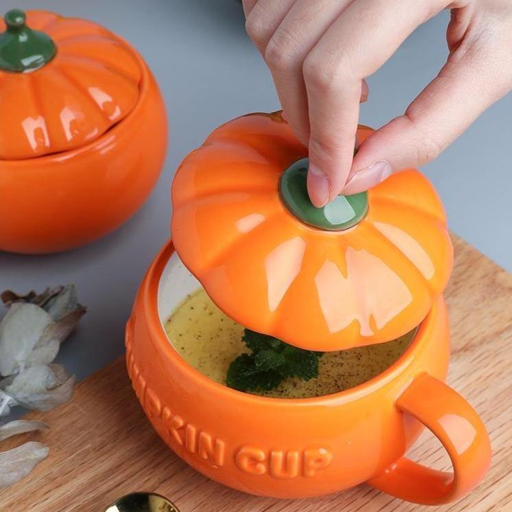 Creative Ceramic Pumpkin Mug Cup - MaviGadget