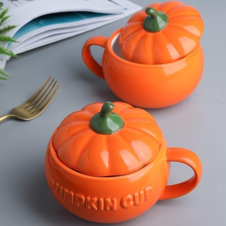 Creative Ceramic Pumpkin Mug Cup - MaviGadget