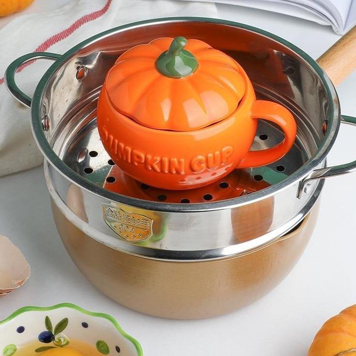 Creative Ceramic Pumpkin Mug Cup - MaviGadget