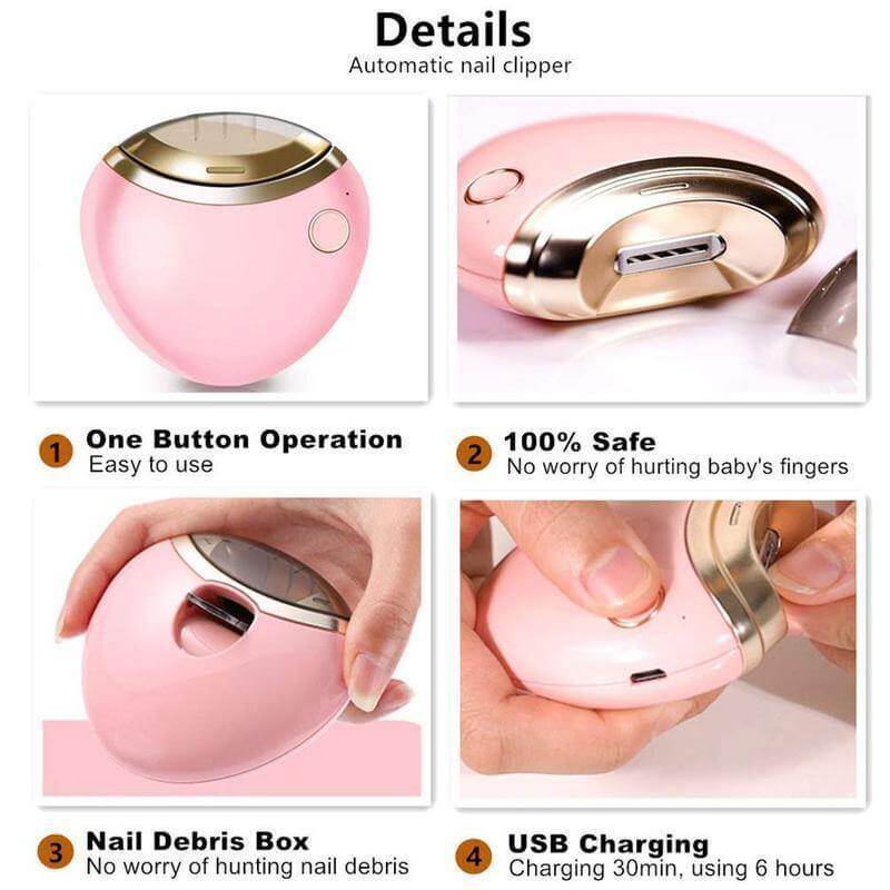 Electric Automatic Baby Nail Clipper - MaviGadget