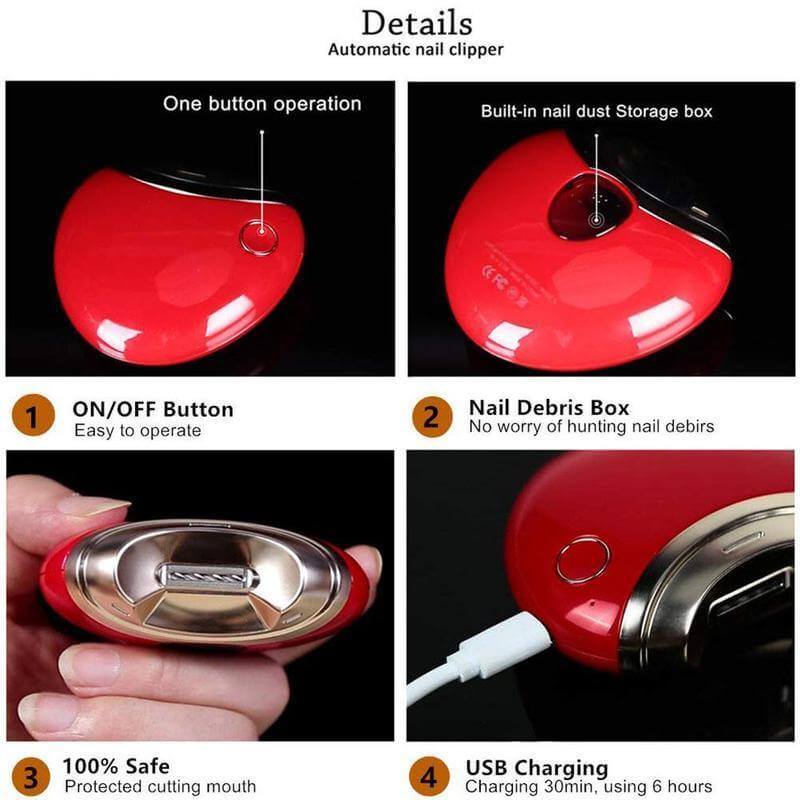 Electric Automatic Baby Nail Clipper - MaviGadget
