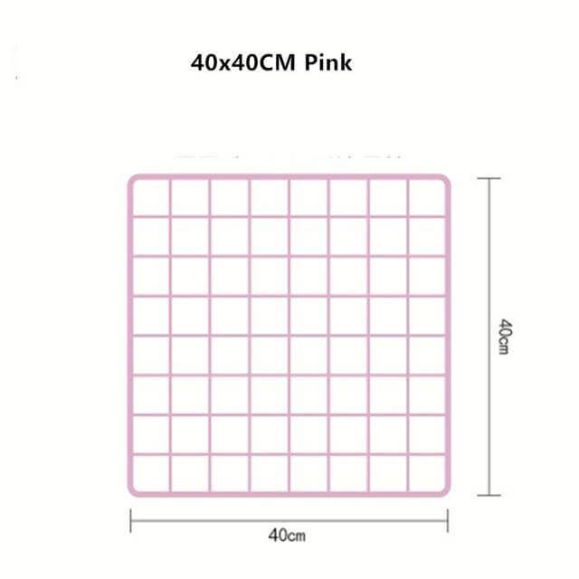 Iron Grid Home Wall Decoration Organizer - MaviGadget