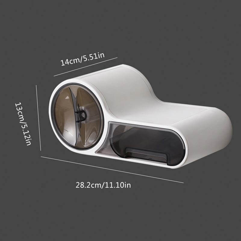 Wall Mounted Bathroom Roll Paper Holder - MaviGadget