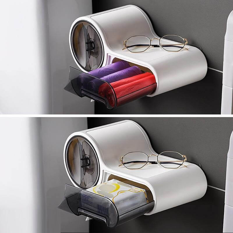 Wall Mounted Bathroom Roll Paper Holder - MaviGadget