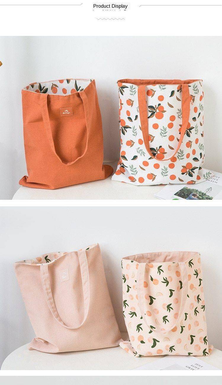 Stylish Double Sided Clementine Hand Bag - MaviGadget