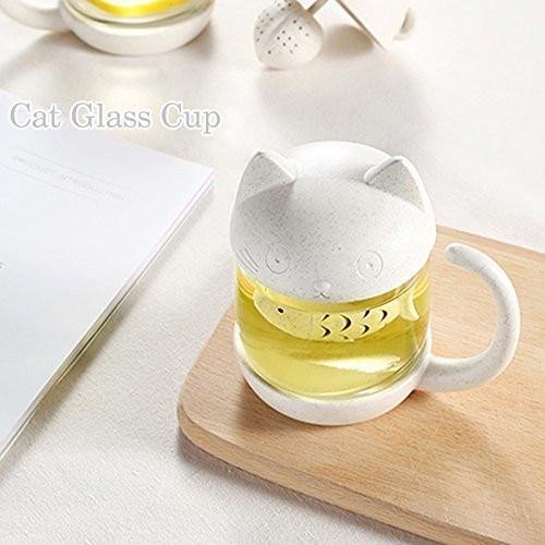 Cute Tea Mug Cup with Filter - MaviGadget