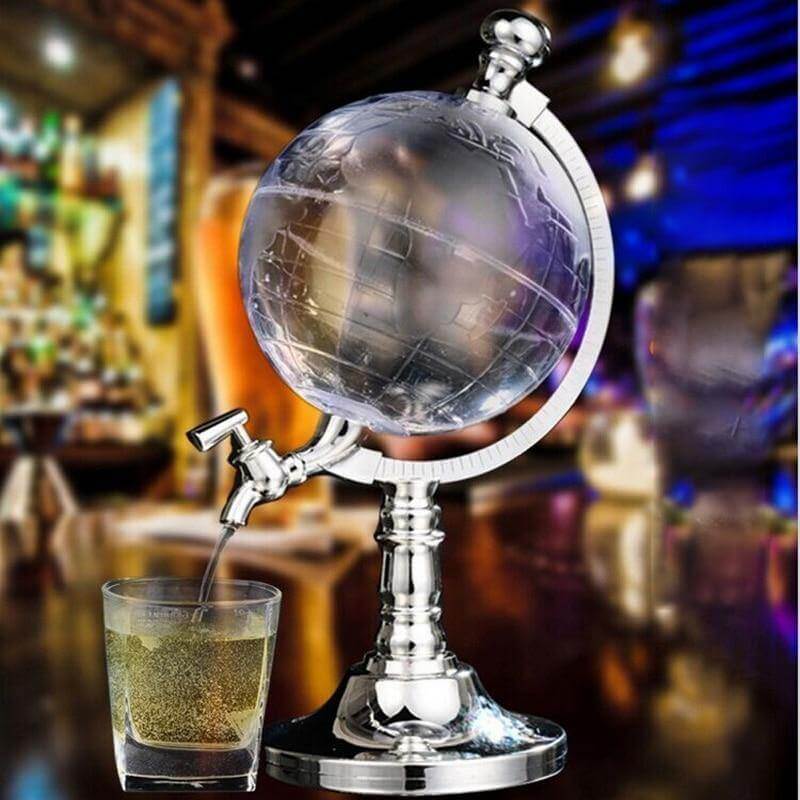 Elegant Globe Vintage Beverage Dispenser - MaviGadget