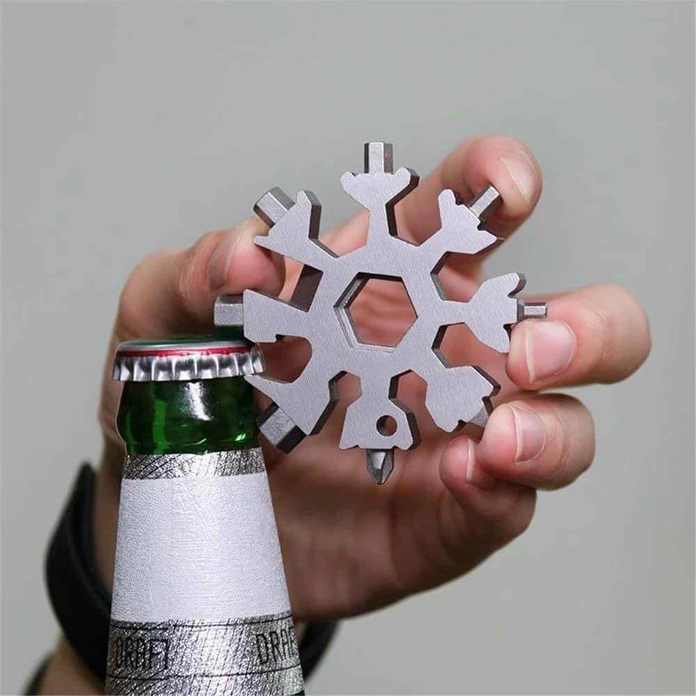 18 in 1 Snowflake Multipurpose Camp Survive Hand Tool - MaviGadget