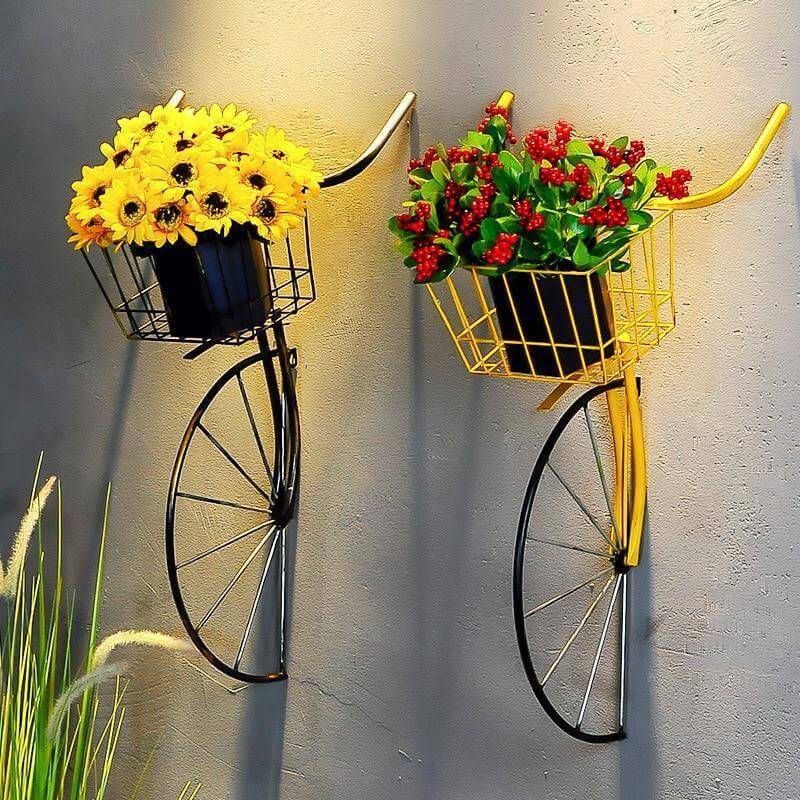 Retro Creative Iron Bicycle Head Wall Decor - MaviGadget