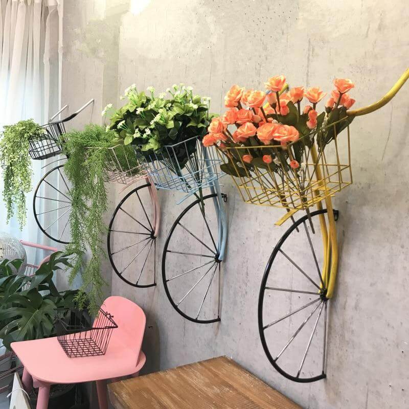 Retro Creative Iron Bicycle Head Wall Decor - MaviGadget