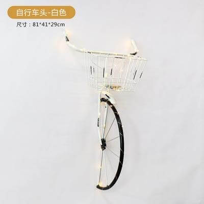 Retro Creative Iron Bicycle Head Wall Decor - MaviGadget