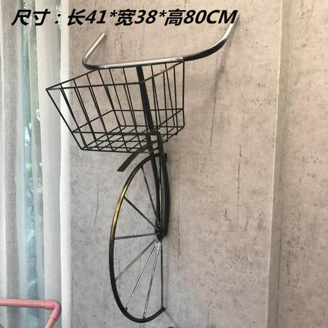 Retro Creative Iron Bicycle Head Wall Decor - MaviGadget