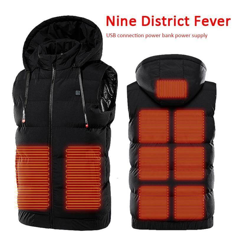 Thermal Waterproof Electric Heated Hooded Vest - MaviGadget