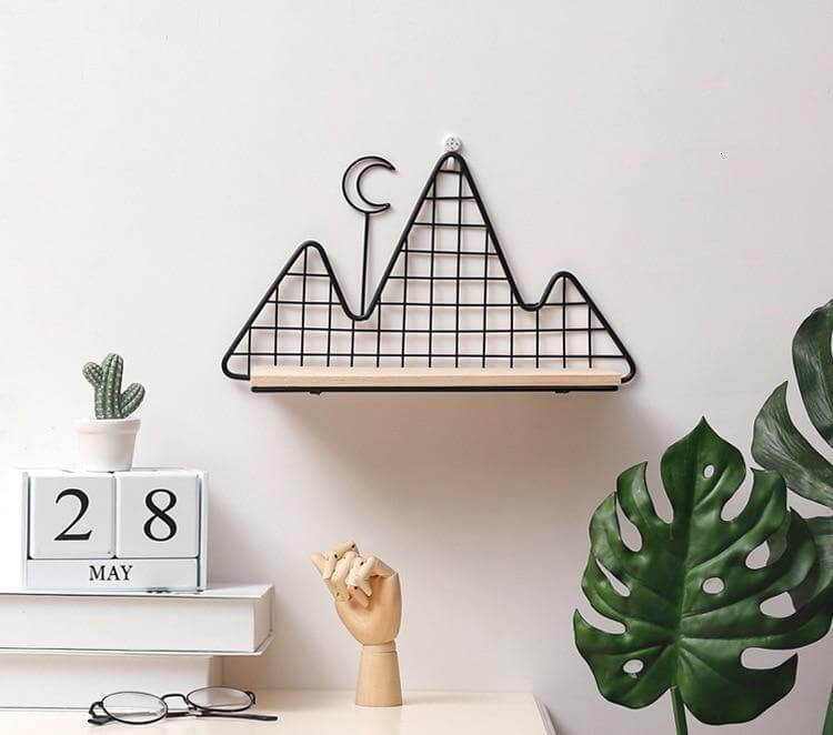 Nordic Style Metal Wall Shelf - MaviGadget