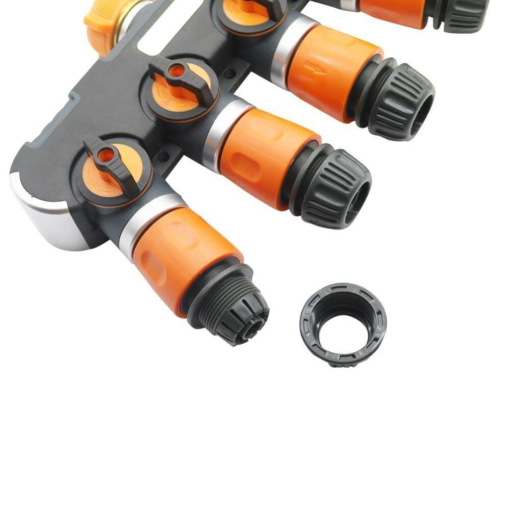 4-way Garden Hose Faucet Splitter Connector - MaviGadget