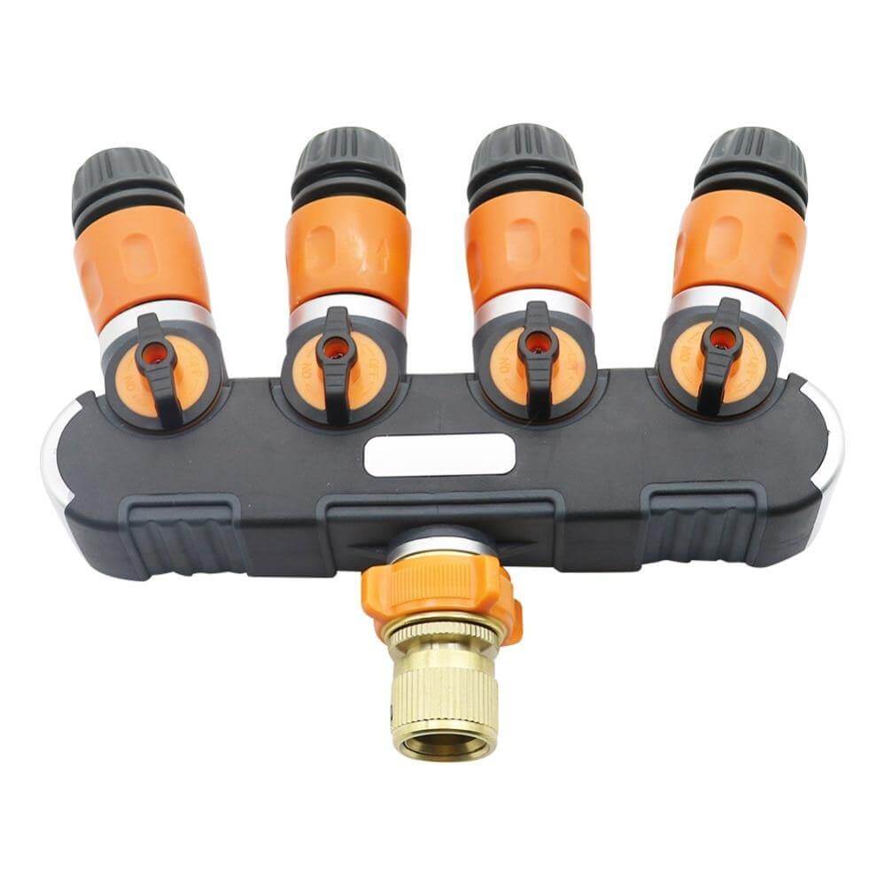 4-way Garden Hose Faucet Splitter Connector - MaviGadget