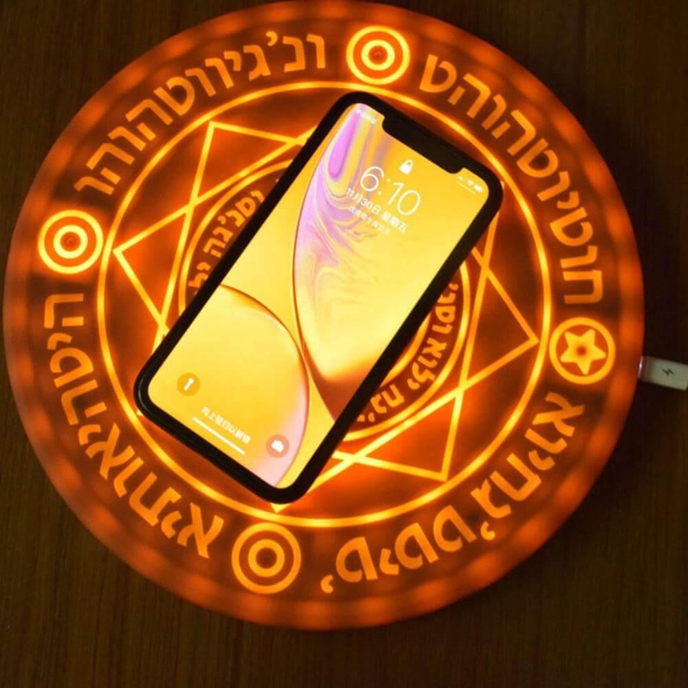 Magic Circle Fast Wireless Charger for All Wireless Supported Phones iPhone and Samsung - MaviGadget