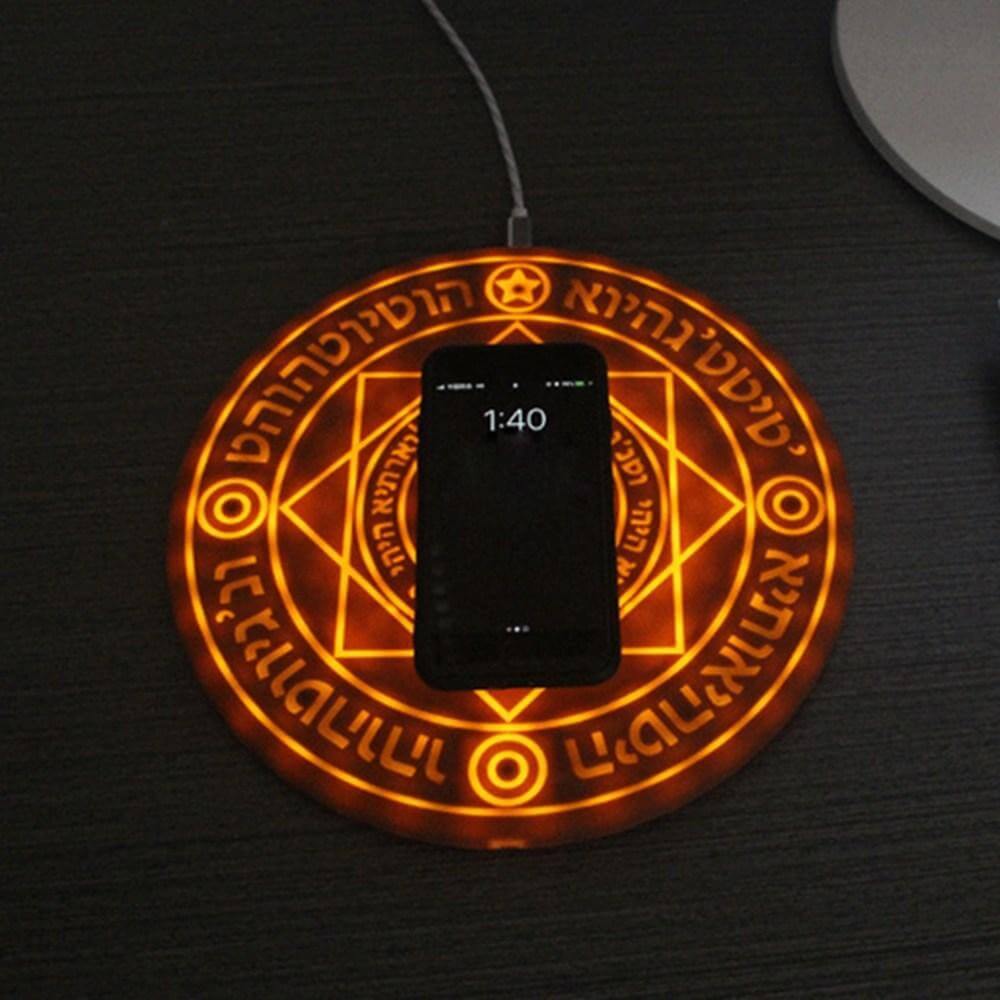 Magic Circle Fast Wireless Charger for All Wireless Supported Phones iPhone and Samsung - MaviGadget