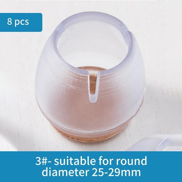 8Pcs Noise-Reduction Silicone Furniture Feet Pad - MaviGadget