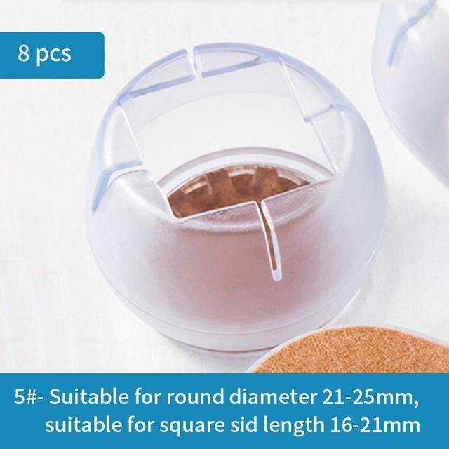 8Pcs Noise-Reduction Silicone Furniture Feet Pad - MaviGadget