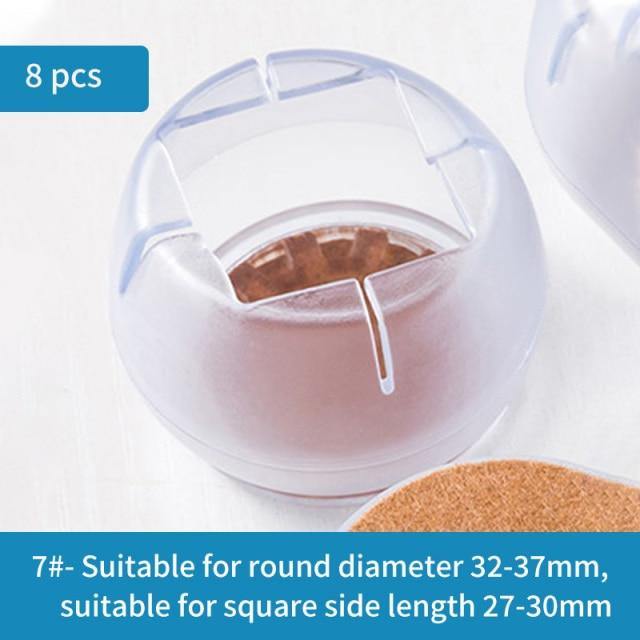 8Pcs Noise-Reduction Silicone Furniture Feet Pad - MaviGadget