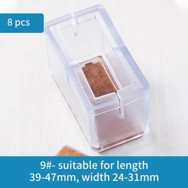 8Pcs Noise-Reduction Silicone Furniture Feet Pad - MaviGadget