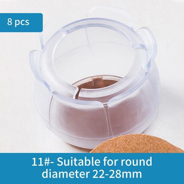 8Pcs Noise-Reduction Silicone Furniture Feet Pad - MaviGadget
