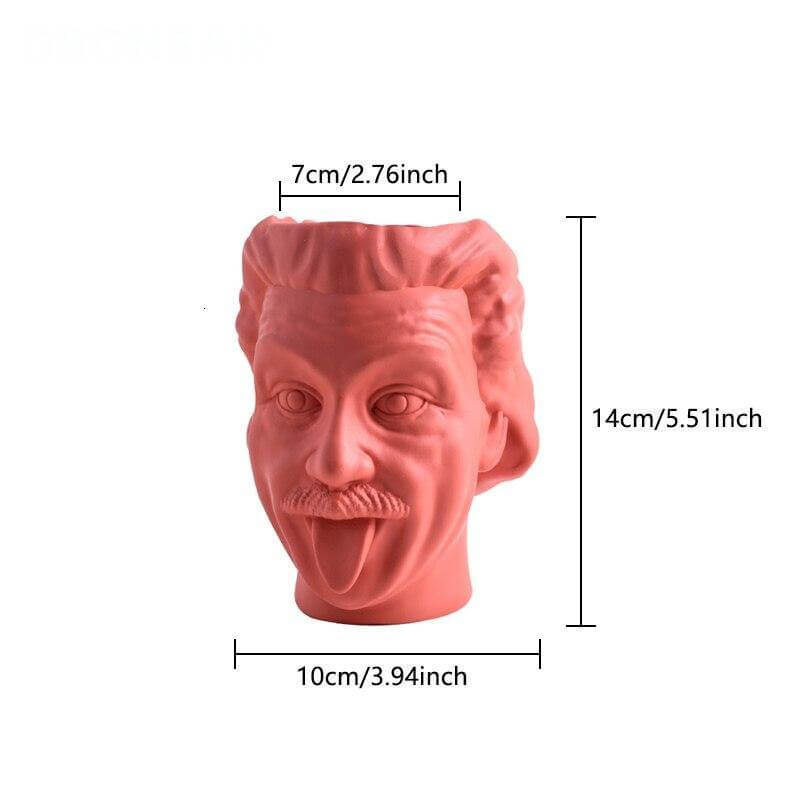 Creative Portrait Vase Flower Pot Pen Holder - MaviGadget