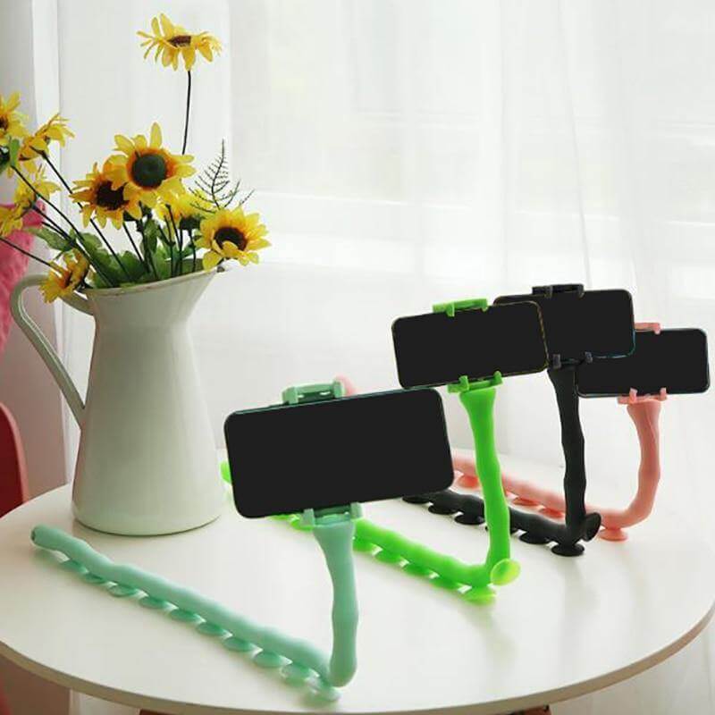Flexible Suction Cup Lazy Phone Holder - MaviGadget